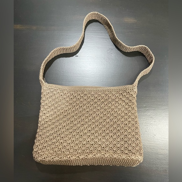 The SAK Crochet Brown Shoulder Bag - Picture 1 of 8